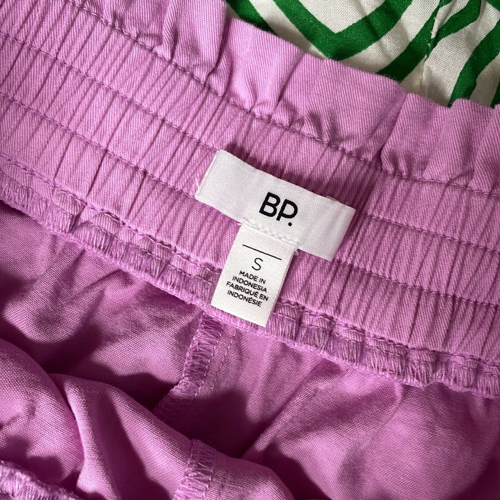 Bp Nordstrom High Wasited Lavender Shorts - Picture 2 of 4